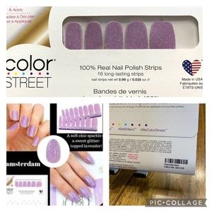 RETIRED Glamsterdam COLOR STREET 100% real nail polish strips set